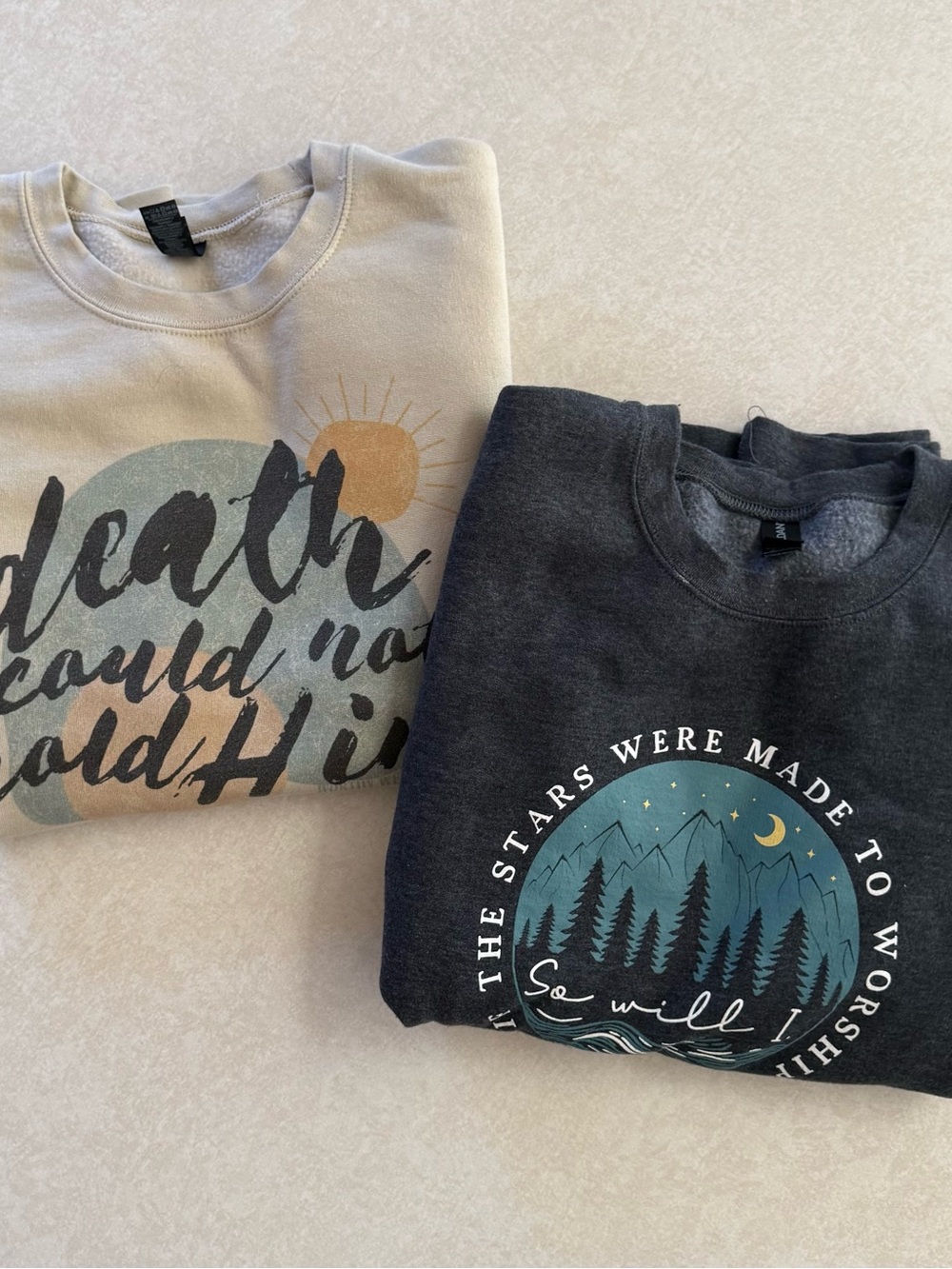 2 Faith Crewneck Sweatshirts